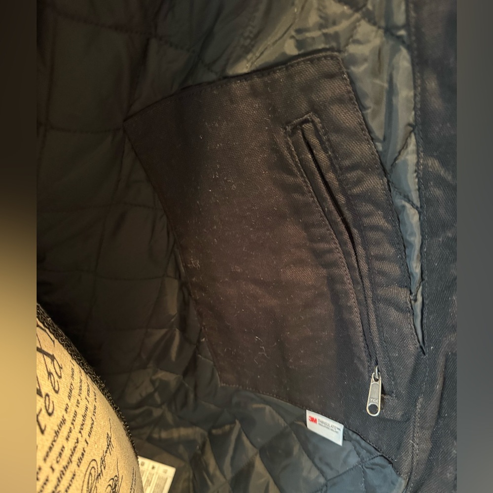 Carhartt Black Jacket with Gold Logo - Picture 4 of 14